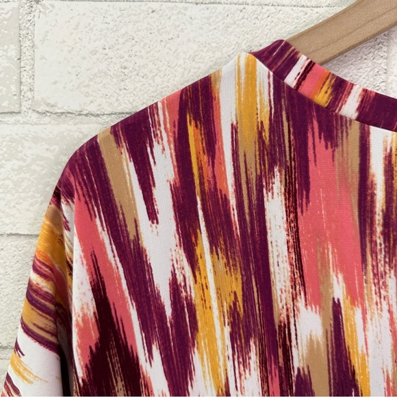 DONNA MORGAN Stitch Fix Rowane Raspberry Tiered Dress - Picture 8 of 13